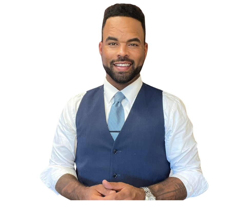 Shaye Carter meeting with clients